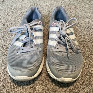 Woman’s Grey/Pink Adidas Sneakers